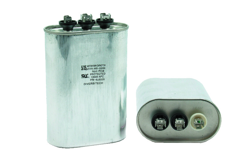 Dual Run Capacitor Oval 440 Volt Dual Run Capacitor Oval 440 Volt