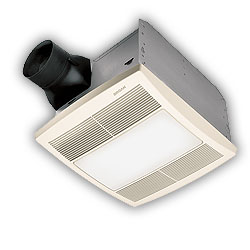 Broan Ultra Silent QTR Series Bath Fans with Lights Broan Ultra Silent QTR Series Bath Fans with Lights