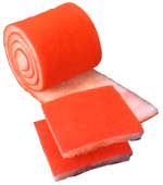 Replacement Orange Media Filter Pads 3/4" Replacement Orange Media Filter Pads 3/4"